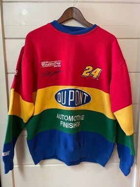 Vintage Chase Authentics
Nascar DuPont Jeff Gordon
Sweatshirt Colorblock Size L.